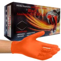 Luvas Nitrilo Texturadas Anaconda Orange Grip Tamanho XL