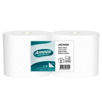 Rolo Papel Industrial 2F Amoos Profissional 1060S Pack 2
