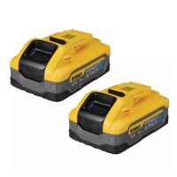 PACK DE 2 BATERIAS POWERSTACK XR 18V 5AH LI-ION DCB1104H2-QW DEWALT