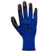 Luvas de trabalho Nylon azul 24 cm de comprimento 8/M Protect by