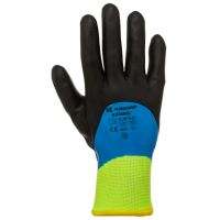 Luvas de trabalho poliéster preto /Acrílico 25 cm de comprimento 9/L Protect by