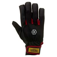 Luvas de trabalho em poliuretano/Spandex vermelho-preto tamanho 8/M Protect by
