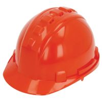 Capacete, ABS, laranja