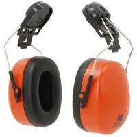 Protetores de ouvidos, para montagem no capacete, laranja, SNR:25,9dB