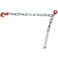 KIT 4 LINGAS DE CORRENTE DE AMARRAÇÃO 10 MM LG 3 M