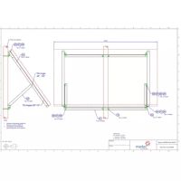 KIT DE FIXAÇÃO EM MASTRO PARA PAINEL SOLAR SPECTRA PERC-S 400W MARLEC