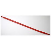 Dente de carregador frontal, reto, secção quadrada 36x1250mm, ponta achatada com porca M20x1,5mm, vermelho, Kverneland