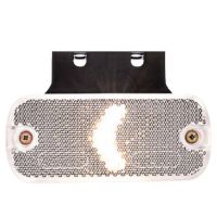 Luz de sinalização LED, retangular, 12-24V, 105.4x45x11.8mm,