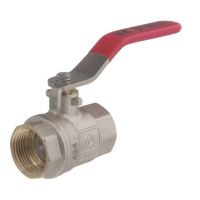 Válvula esfera BSP fêmea/macho 1/2", com alavanca em aço inoxidável