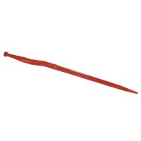 Dente de carregador deslocado a 38mm, Ø36x910mm, porca M22x1.5mm, secção dupla-T, extremidade apontada, vermelho, adequado Lengerich, SHW