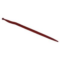 Dente de carregador deslocado a 38mm, Ø36x950mm, porca M22x1.5mm, seção estela, extremidade apontada, vermelho, adequado v.d. Heide, SHW