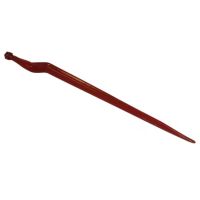 Dente de carregador deslocado a 60mm, Ø37x810mm, porca M22x1.5mm, secção dupla-T punta plana, vermelho, BPT