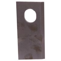 Lâmina de gadanheira esq. 105x48x4 mm diâmetro oval 23,0x20,5 mm adequado para Vicon