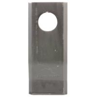 Lâmina de gadanheira esq./dir. 96x40x3 mm diâmetro Ø19 mm, adequada para Fella/Pöttinger/PZ, embalagem de 25