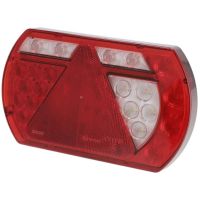Luz LED dir. traseira multifunções, SMART, 12 V, 236x140x24,3 mm, baioneta com 5 pinos,