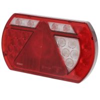 Luz LED traseira dir. multifunções, SMART, 12 V, 236x140x24,3 mm, baioneta com 6 pinos,