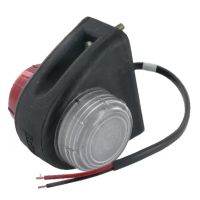 Luz marcadora LED, 12V, transparente/vermelho, de aparafusar, Britax