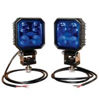 Conjunto de lâmpadas de pulverizador azul 2x9 W