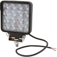 Luz de trabalho LED, 25W, 3040lm, quadrada, 10/30V, 108x48x108 mm, projetor, 16 LEDs,