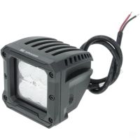 Luz de trabalho LED, 18W, 1620lm, quadrado, 10-30V, 81x76x78mm, feixe largo,