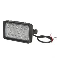 Luz de trabalho LED esq., 21W, 2600lm, retangular, 10-30V, branco, 158x84x95mm, feixe largo, 14 LEDs,