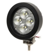 Luz de trabalho LED, 40W, 4500lm, redonda, branca, 110x93x145mm, de grande alcance, 4 LED's,