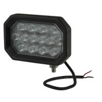 Luz de trabalho LED, 42W, 2800lm, retangular, projeção larga,