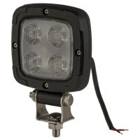Luz de trabalho LED, 20W, 2200lm, quadrado, 10-80V, projeção larga,