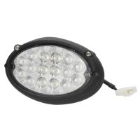 Luz de trabalho LED, 24W, 3220lm, oval,