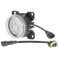 Luz de trabalho LED, 42W, 4200lm, redondo,