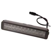 Barra de luz de trabalho LED, 120W, 10080 lm, retangular, 12/24V, branco/laranja, 357x70x67 mm ficha Deutsch, Combo, reto, 24 LEDs, E-BOOST