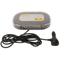 Barra de luzes LED, 90W, 12-24V, âmbar, magnética, 248x171x55mm, 30 LEDs,