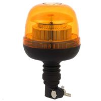 Farol de advertência LED, 24W, 12-24V, âmbar, montagem em poste flexível, Ø 128mm x215mm,
