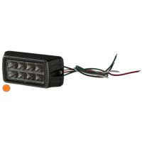 Luz de aviso LED, âmbar,