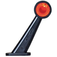 Luz de sinalização LED esq., 12-24V, 190x164x48.6mm,