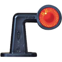 Luz de sinalização LED Esq., 12-24V, 125.5x148.5x48.6mm,