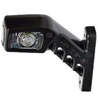 Luz de sinalização LED Esq., 12-24V, 114x135x37mm,