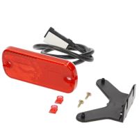 Luz de sinalização LED, retangular, 12-24V, 105.4x45x11.8mm, Jaeger,