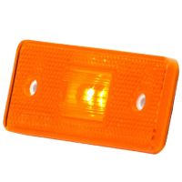 Luz de sinalização LED, retangular, 12-24V, 106x46x23mm,