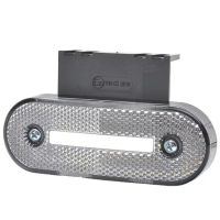 Luz de sinalização LED, retangular, 12-24V, 115.3x41.3x20mm,