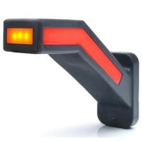 Luz de sinalização LED esq., 12-24V, 184.9x58x145.5mm,