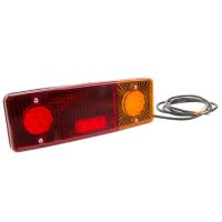 Farol traseiro dir. LED multifunções, retangular, 12-24V, 287.5x100.5x65mm,