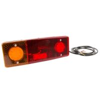 Farol traseiro esq. LED multifunções, retangular, 12-24V, 287.5x100.5x65mm,