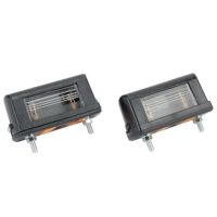 Luz de chapa de matrícula 5W, retangular, 12/24V, branco, 85x30x38.8mm,