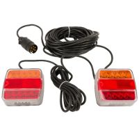 Conjunto de luzes LED de embutir cabo 12m