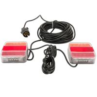 Conjunto de luzes LED magnéticas cabo 12m