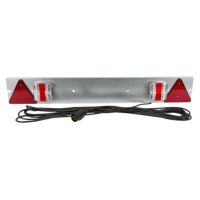 Barras de iluminação LED 12V 1 m, cabo de 12 m, ficha de 7 pinos