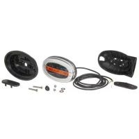 Luz frontal LED multifuncional, oval, 12-24 V, 136,4 x 91 x 40 mm,