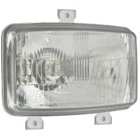 Farol halogénio, retangular, 12/24V, 156x93mm,