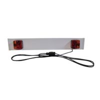 Barras de iluminação 12 V 3 ft, cabo de 4 m, ficha de 7 pinos